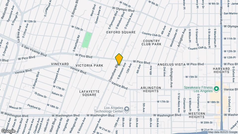1330 Crenshaw Blvd Map and Location Details