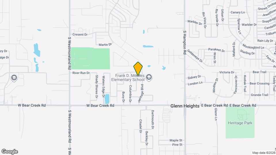 1506 Clemson Dr Mapa y Detalles de la Ubicación