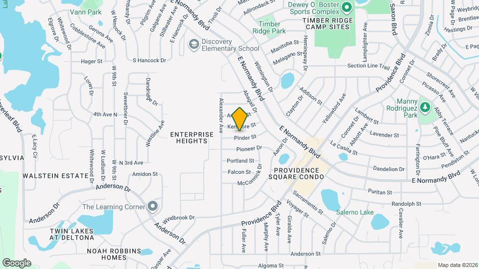 1032 Pinder St Mapa y Detalles de la Ubicación