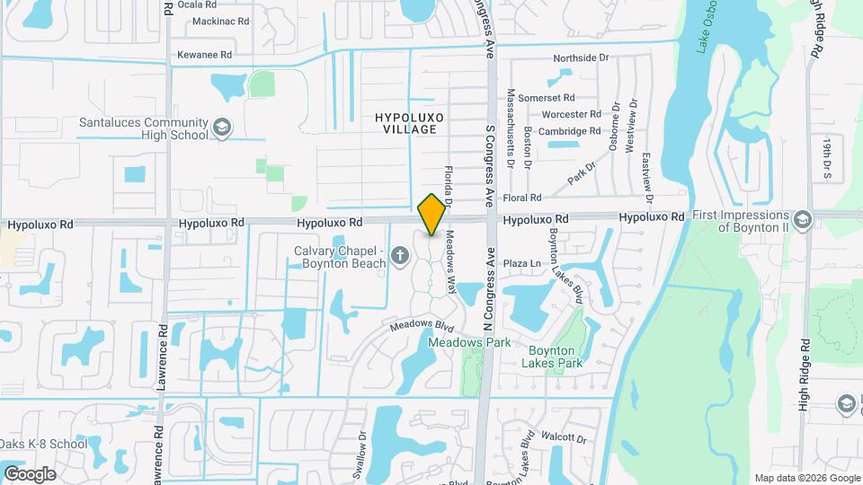 720 Meadows Cir, Unit 720 Map and Location Details