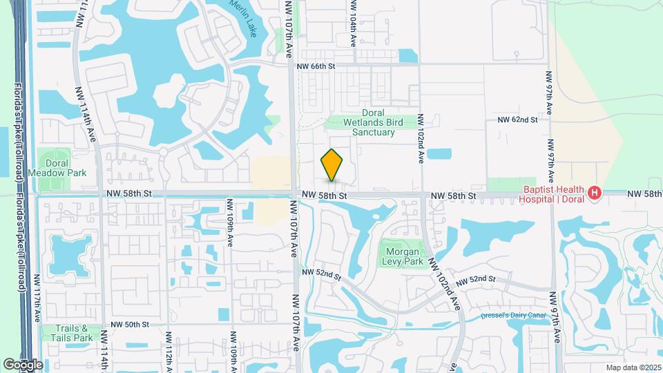 5840 NW 104th Path Map and Location Details
