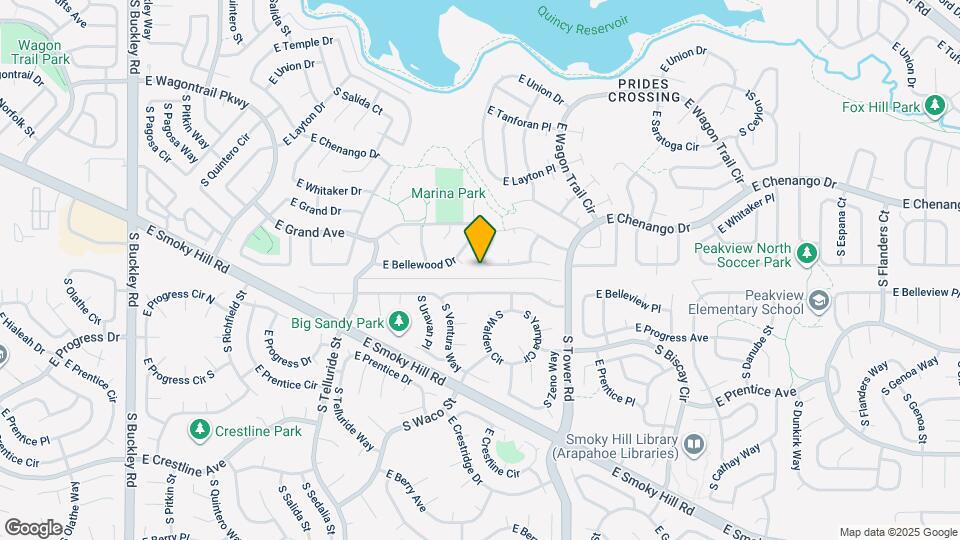 18190 E Bellewood Dr Map and Location Details