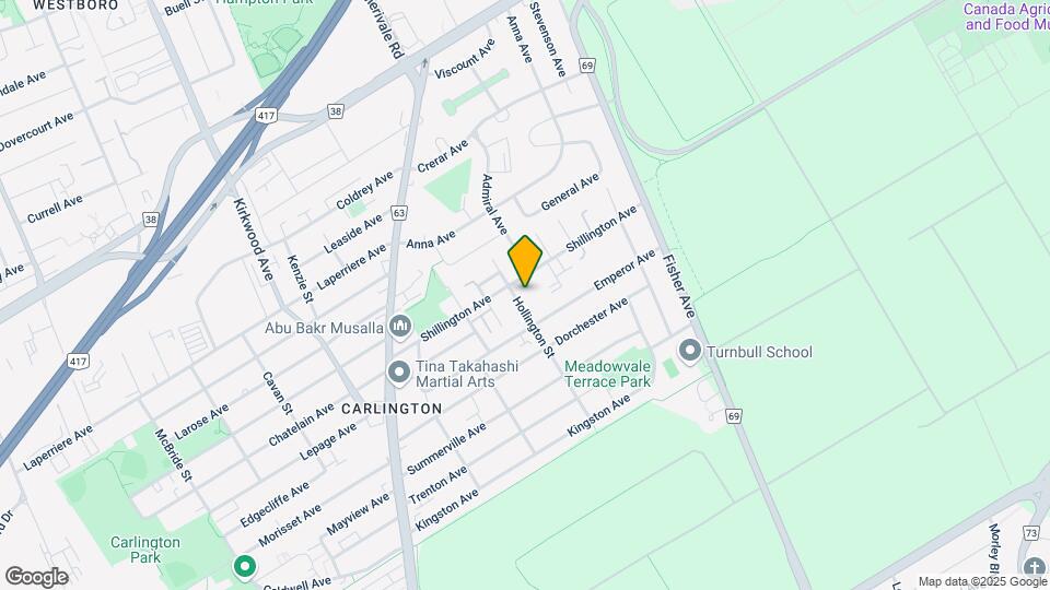 999 Hollington St Map and Location Details