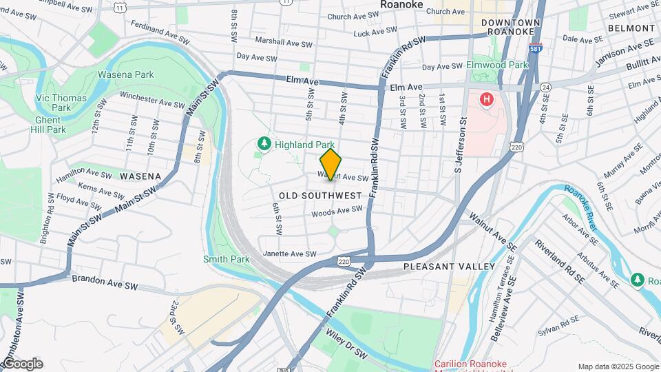 405 Allison Ave SW Mapa y Detalles de la Ubicación