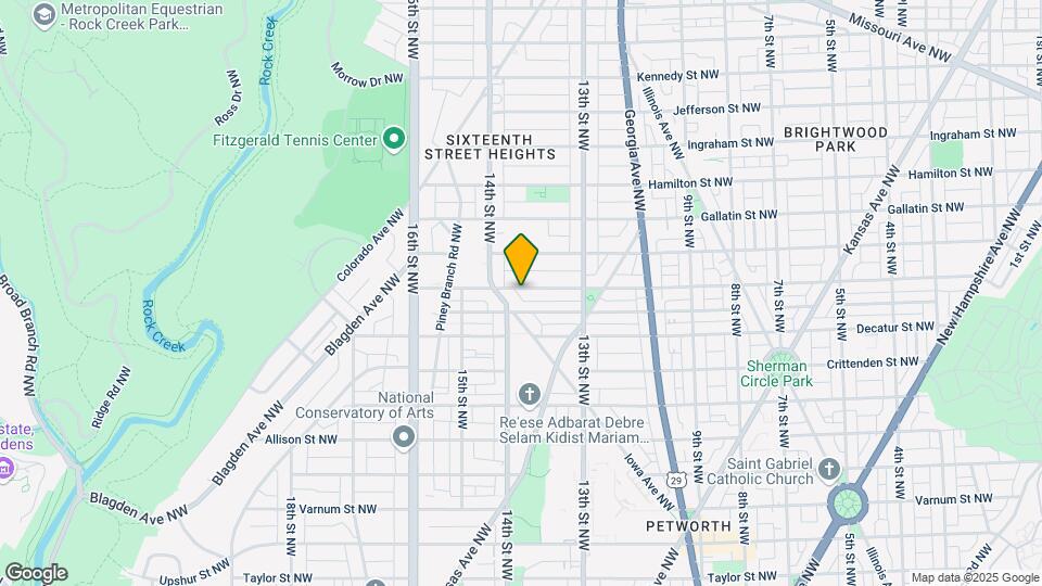 1326 Emerson St NW Map and Location Details