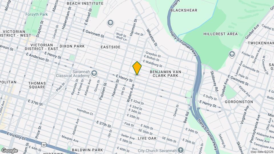1101 E Duffy St, Unit #C Map and Location Details