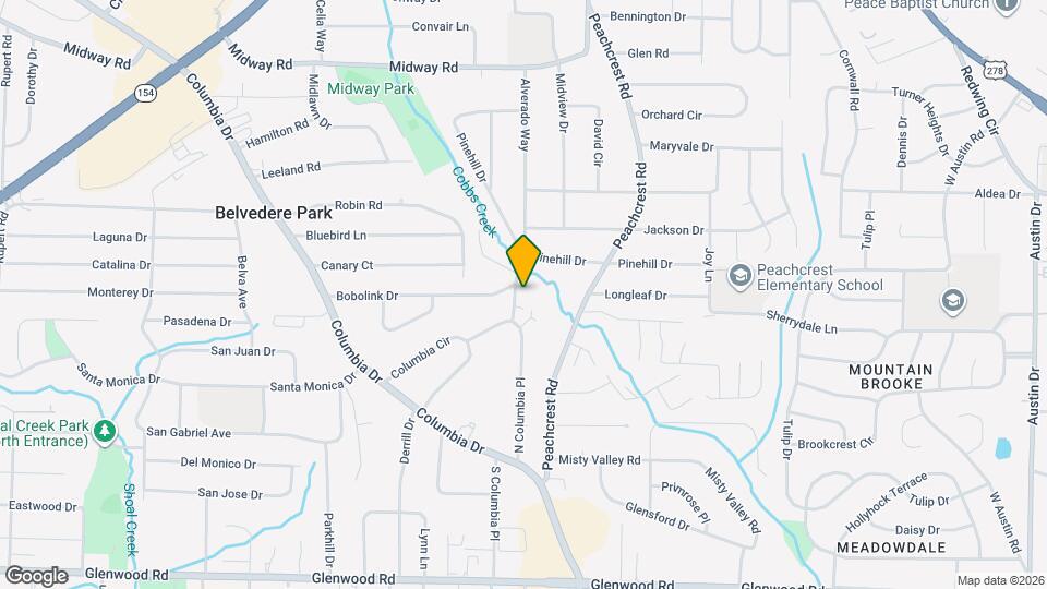 1540 Alverado Way Map and Location Details