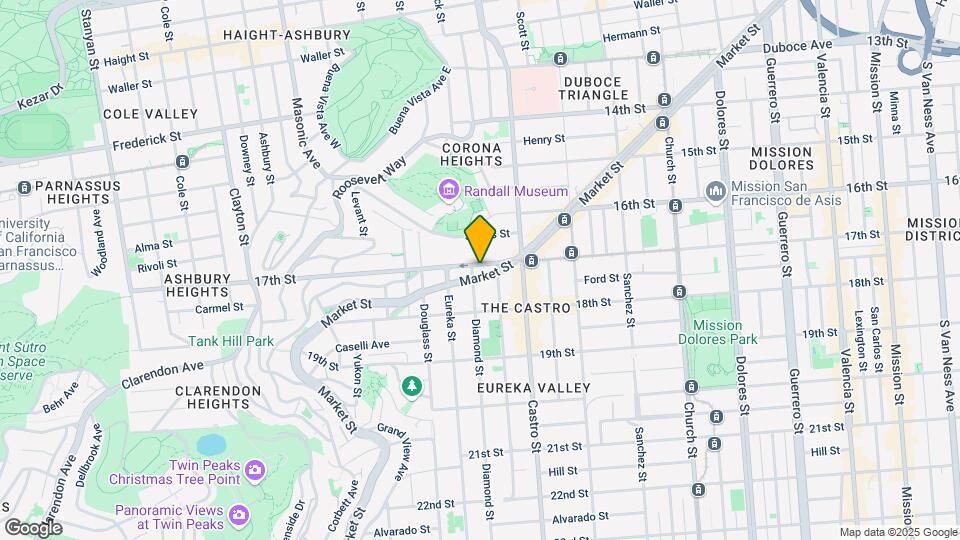 4087 17th St Map and Location Details