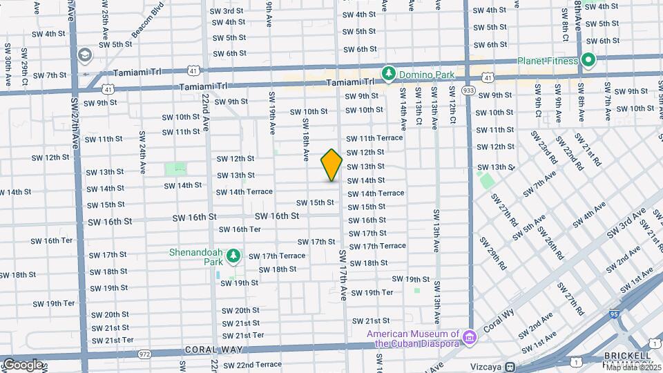 1711 SW 14th Terrace Map and Location Details