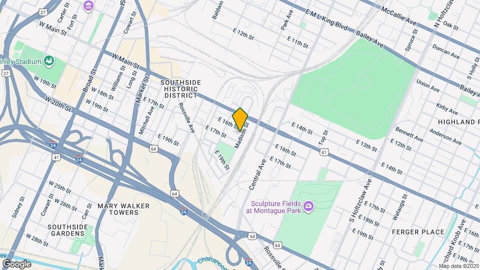 1605 Madison St Map and Location Details