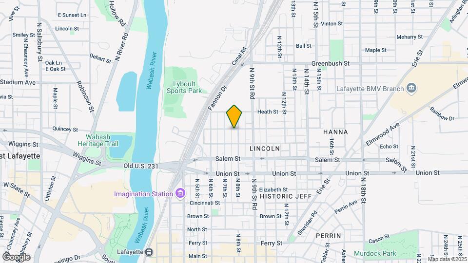 1024 N 8th St Map and Location Details