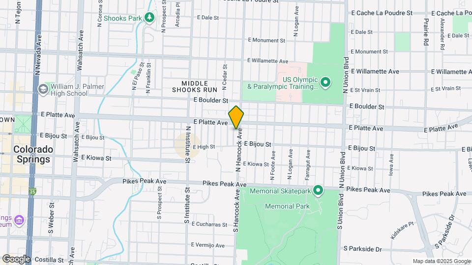 228 N Hancock Ave Map and Location Details