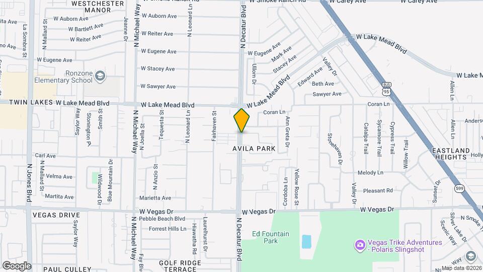 1858 N Decatur Blvd, Unit 101 Map and Location Details