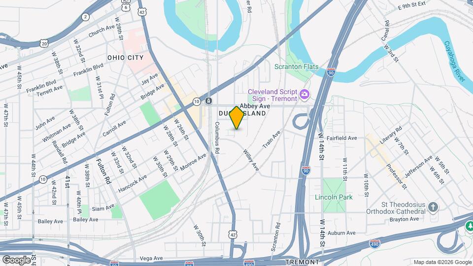 2247 W 20th St Map and Location Details