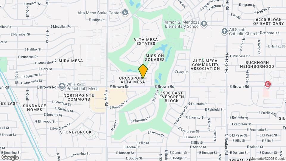 5437 E Greenway St Map and Location Details