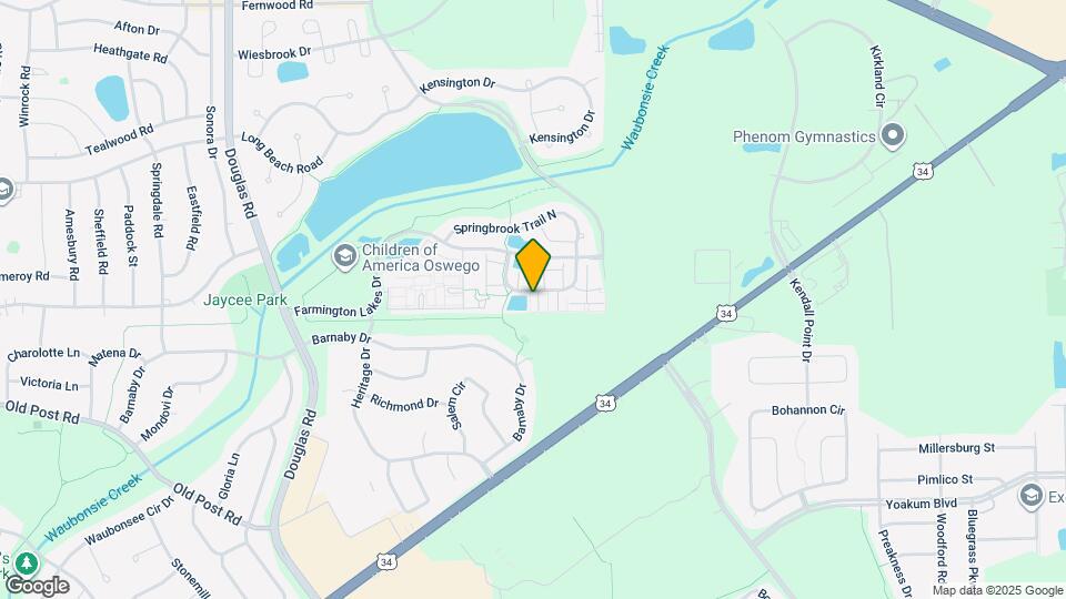 205 Springbrook Trail S Map and Location Details