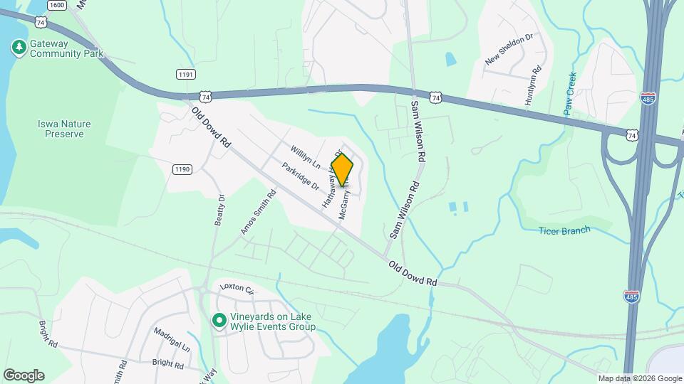 8000 McGarry Trail Map and Location Details