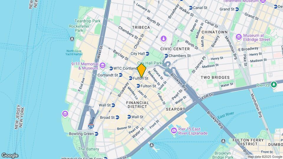 97 Nassau St Map and Location Details