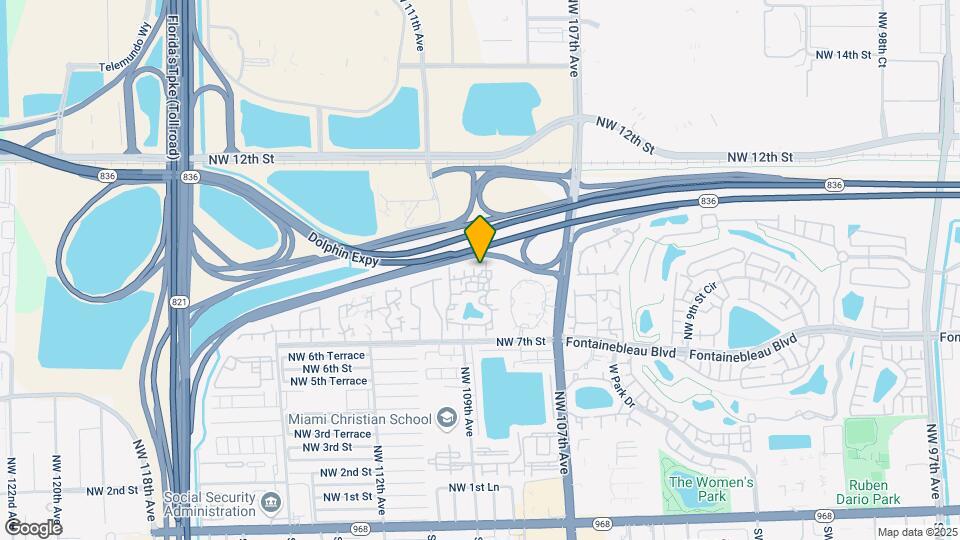 10847 NW 7th St Map and Location Details