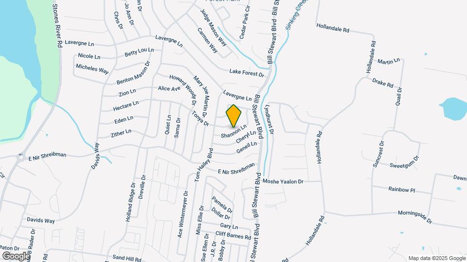 1228 Shannon Ln Map and Location Details