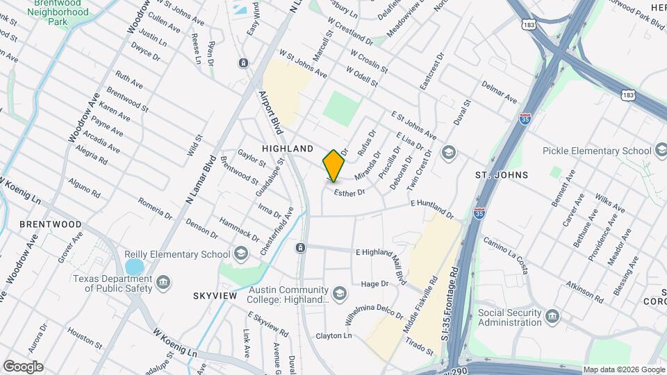 6702 Esther Dr Map and Location Details