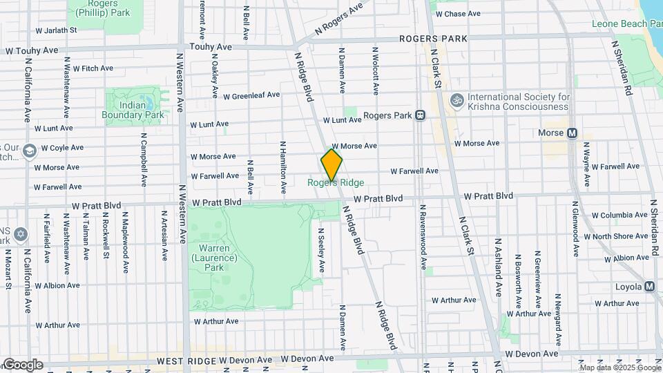 6816 N Ridge Blvd, Unit 306 Map and Location Details
