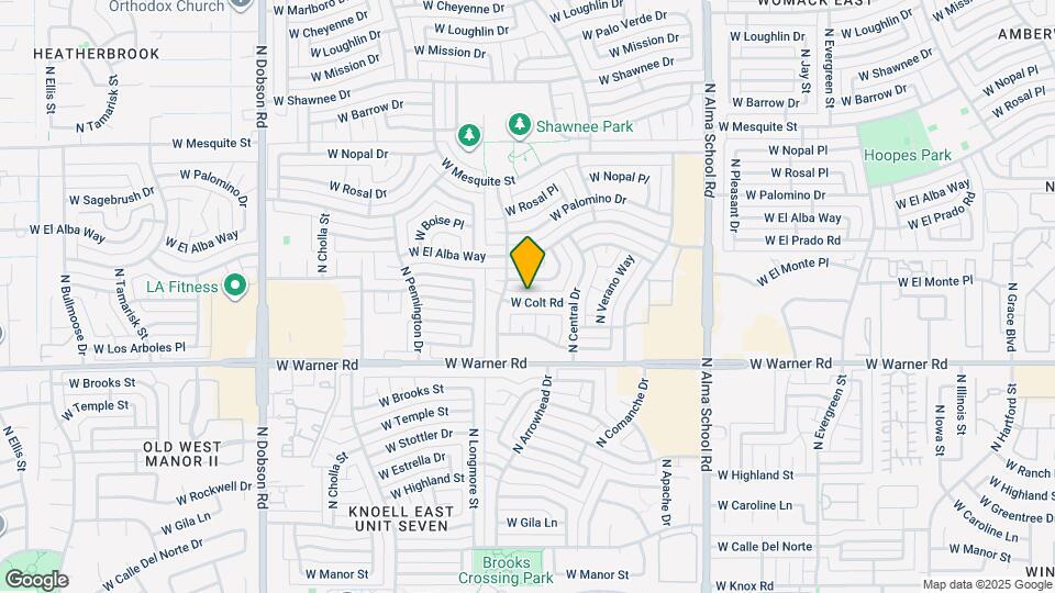 1414 W Colt Rd Map and Location Details