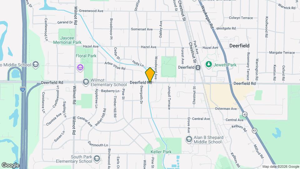 1183 Deerfield Rd, Unit A Map and Location Details