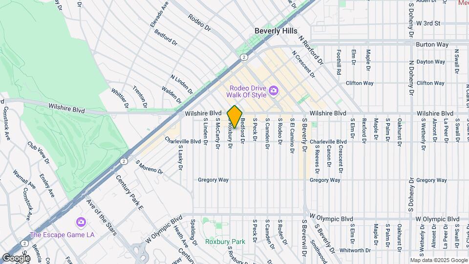 140 S Roxbury Dr Map and Location Details