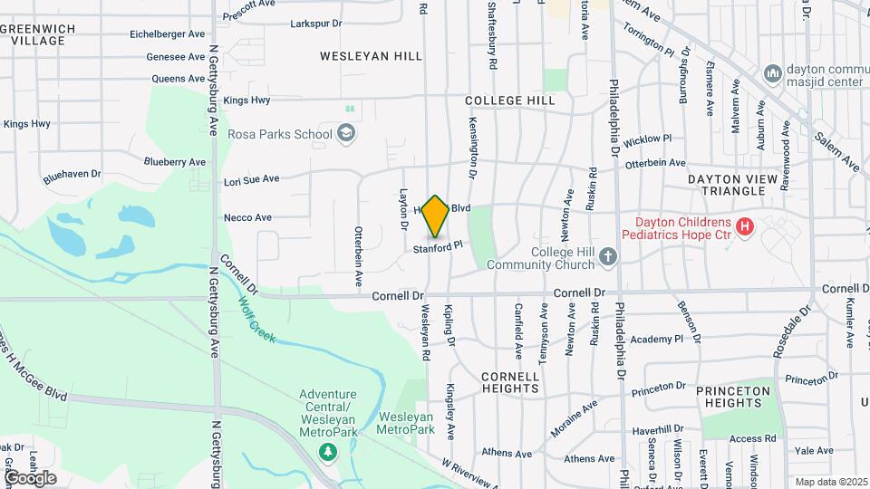3419 Stanford Pl Map and Location Details