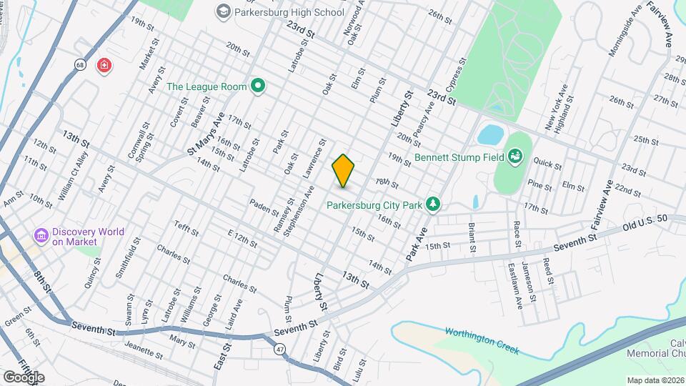 1315 16th St Map and Location Details