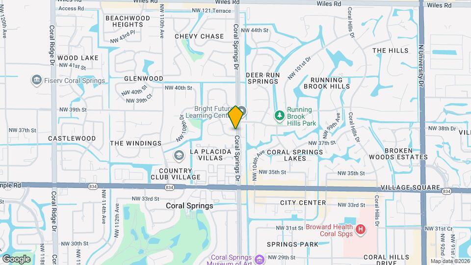 10515 NW 37th St Map and Location Details