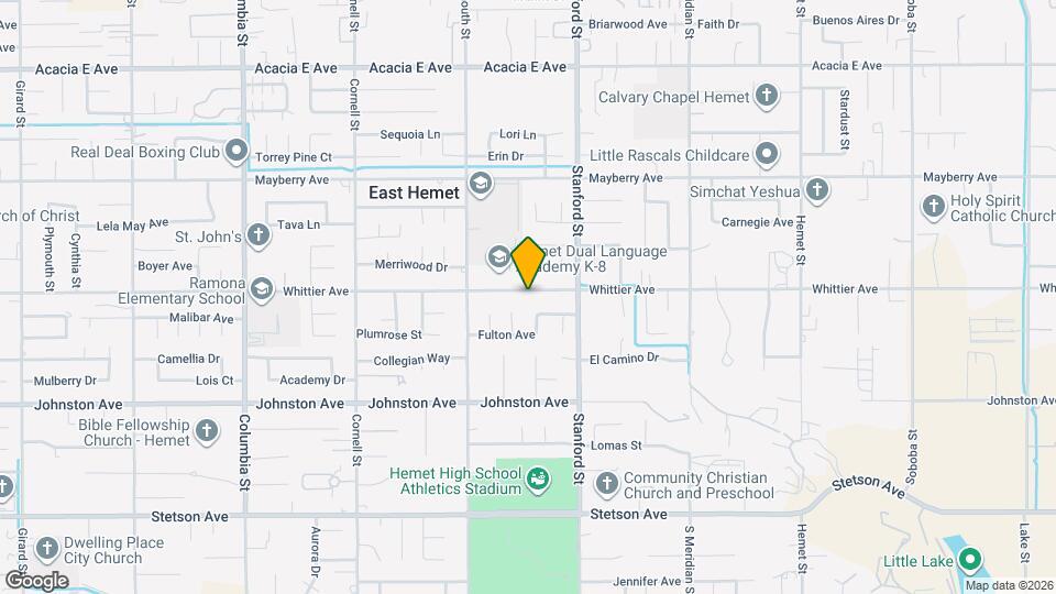 41633 Whittier Ave, Unit 6164-12 Map and Location Details