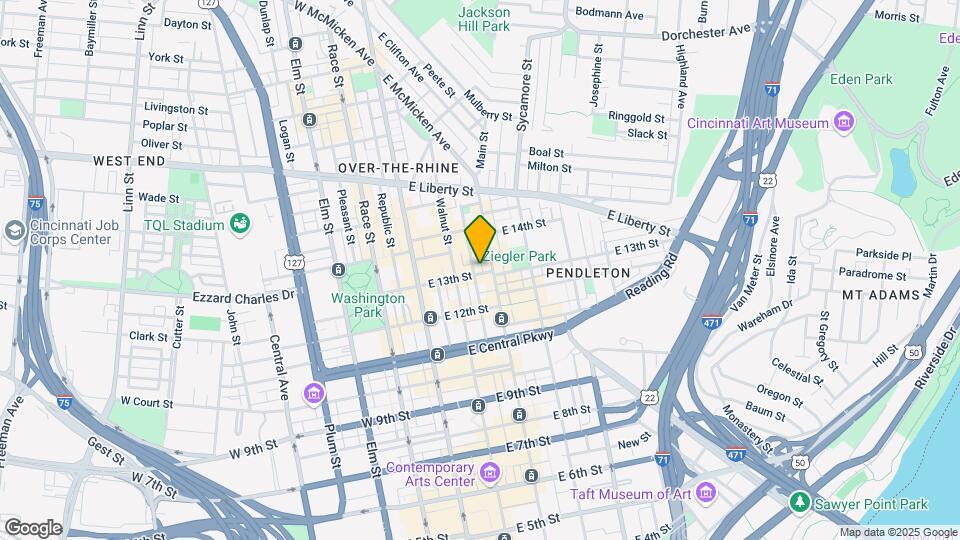 124 E 13th St Mapa y Detalles de la Ubicación