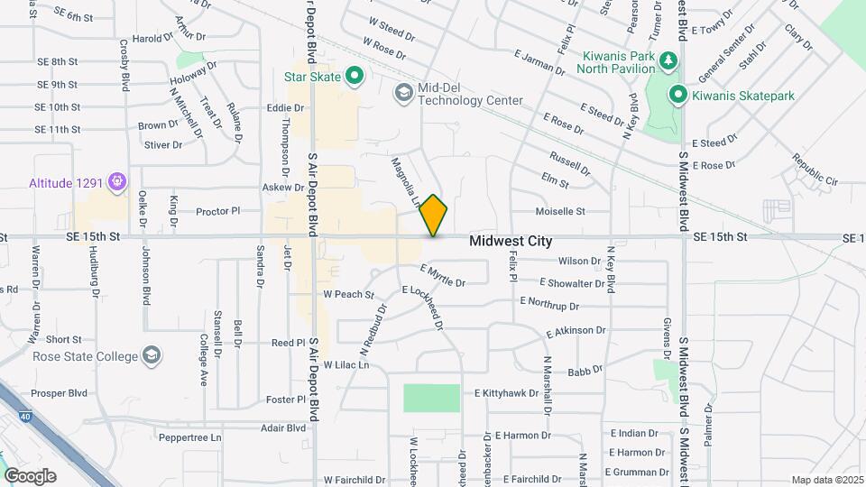 7126 SE 15th St Map and Location Details