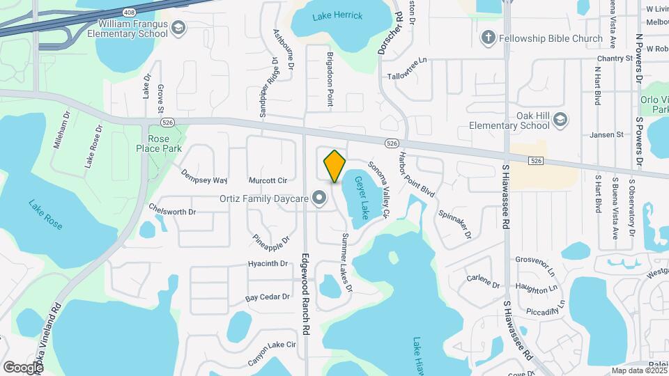 1124 Summer Lakes Dr Map and Location Details