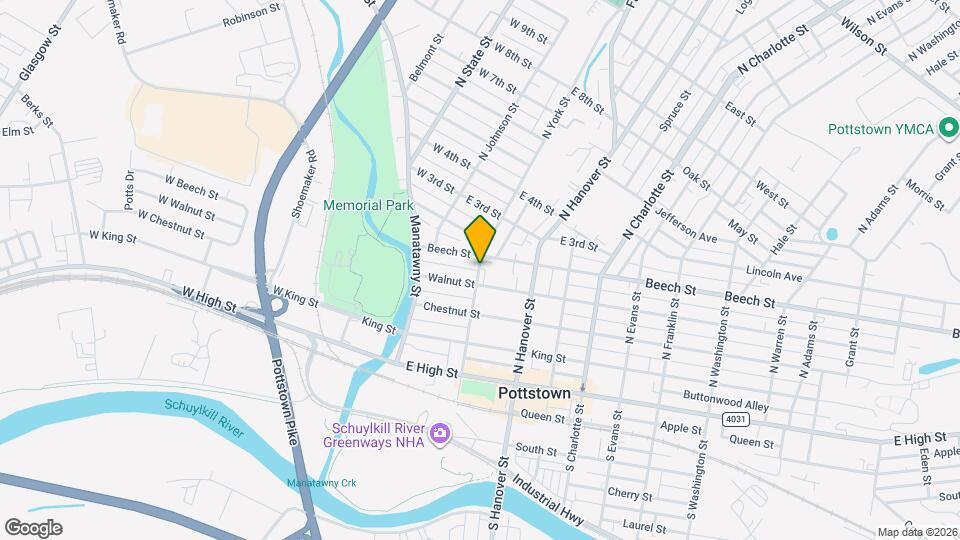 160 N York St Mapa y Detalles de la Ubicación