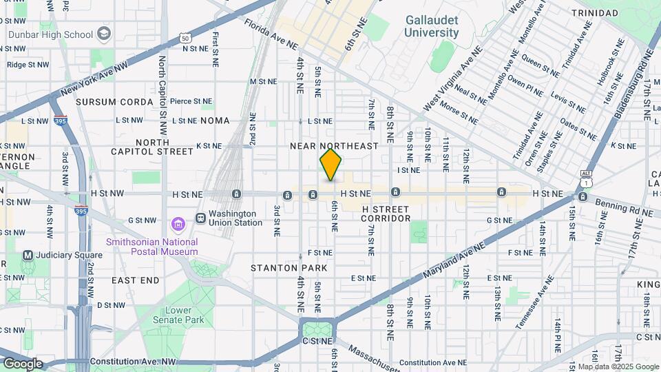 812 6th St NE, Unit 1x1 Apartment Map and Location Details