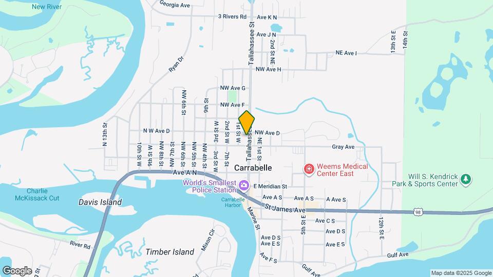 405 Tallahassee St Map and Location Details