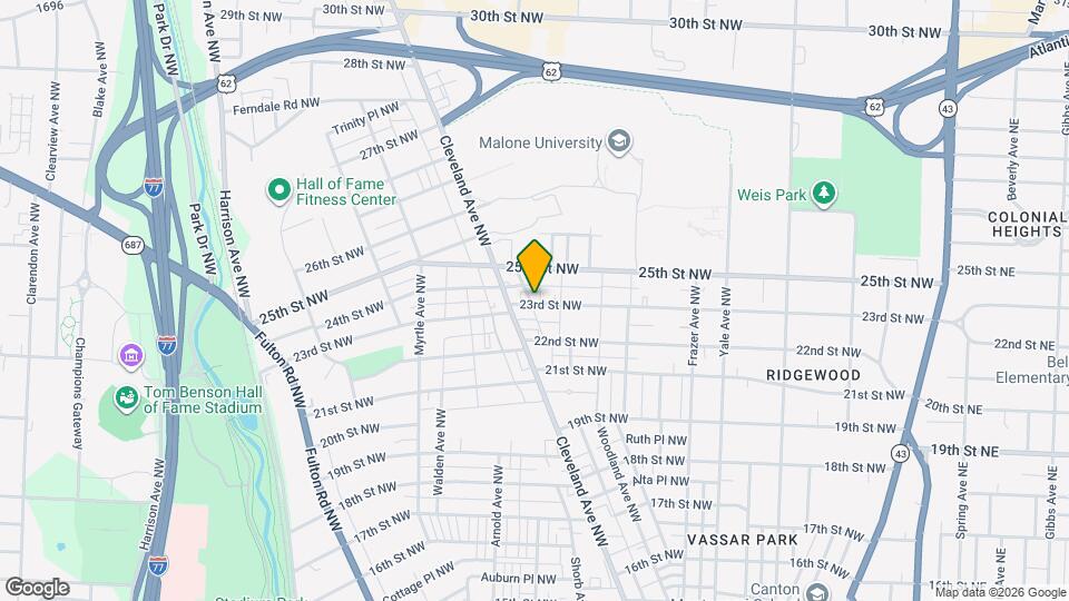 1029 23rd St NW Map and Location Details