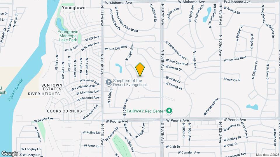 10824 W Crosby Dr Map and Location Details
