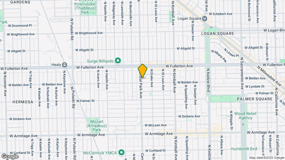 3580 W Belden Ave Map and Location Details
