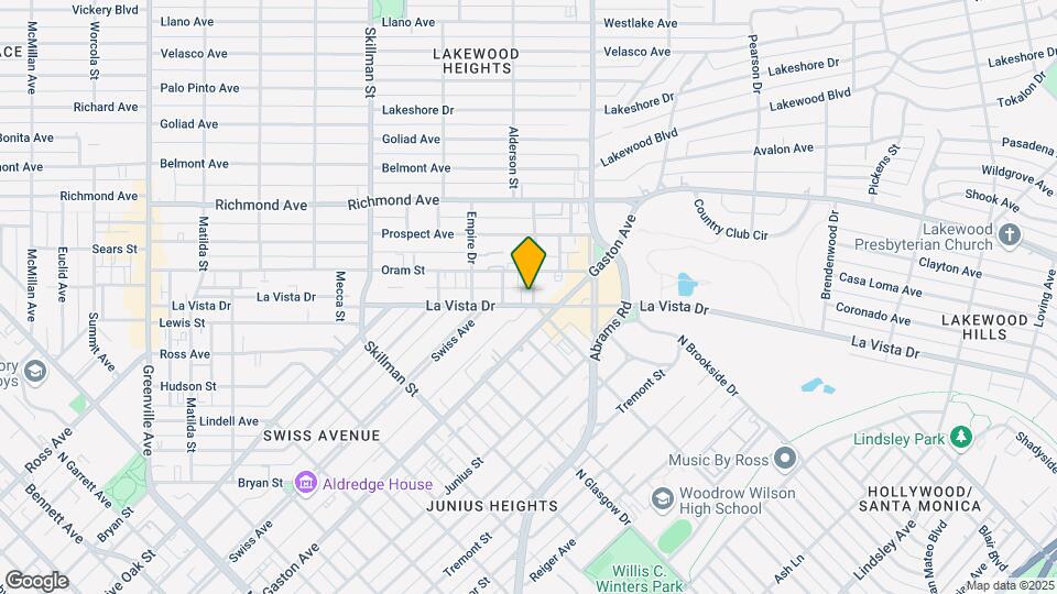 6283 La Vista Dr Map and Location Details