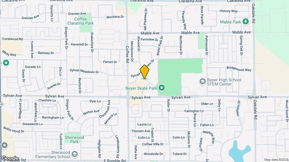 3611 Forest Glenn Dr Map and Location Details