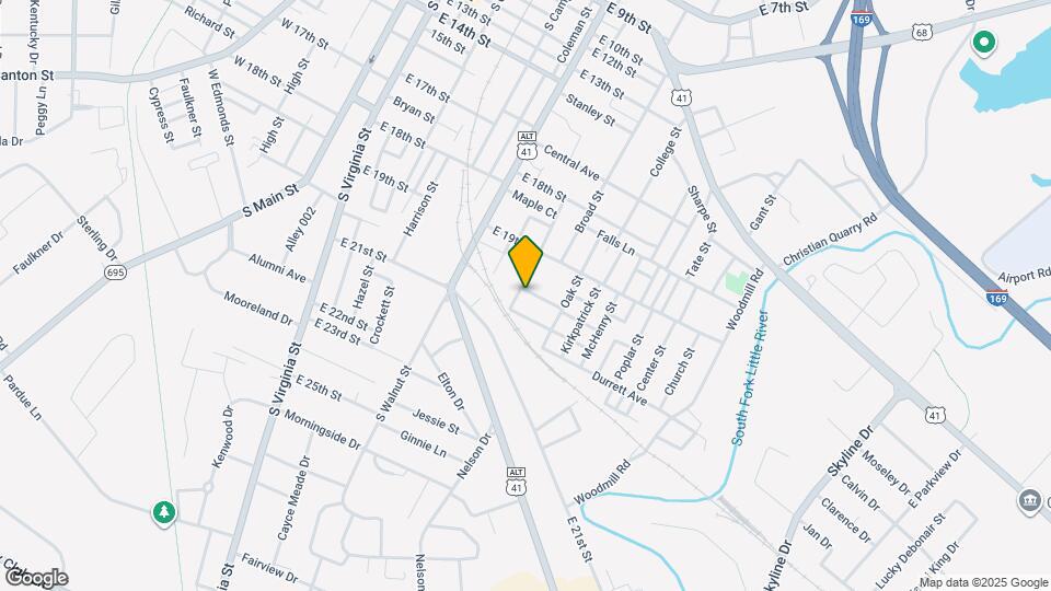 1001 Breathitt St Map and Location Details