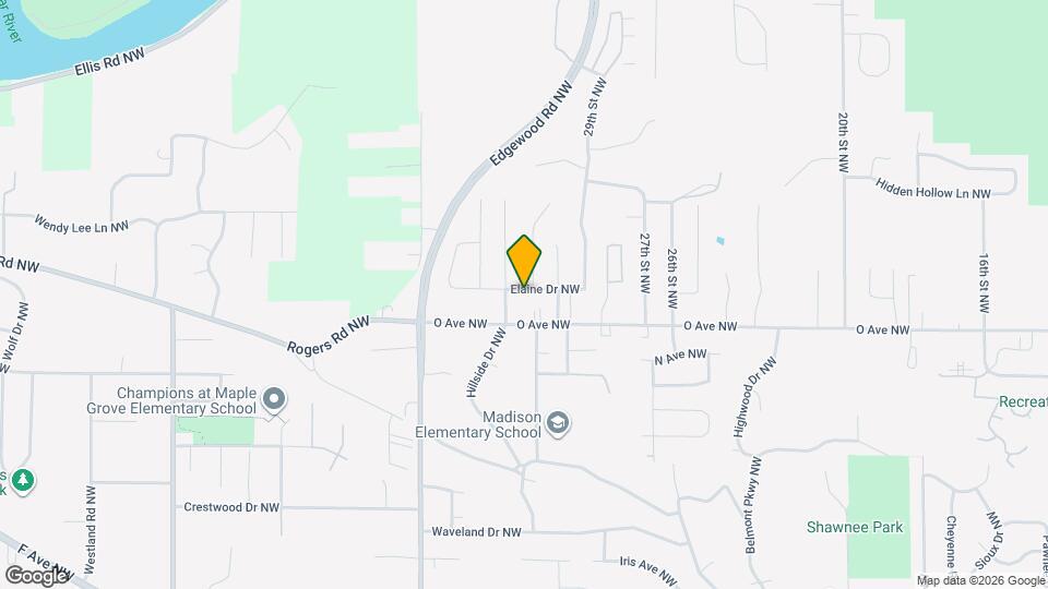 3025 Elaine Dr NW Map and Location Details