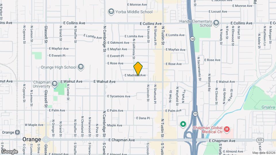 1324 E Madison Ave Mapa y Detalles de la Ubicación