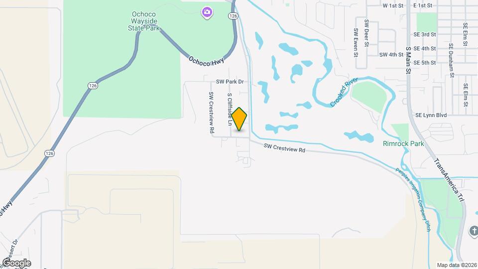 1297 SW Crestview Rd Map and Location Details