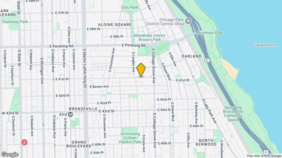 719 E 41st St Map and Location Details