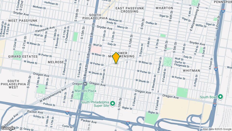 2434 S 11th St Map and Location Details